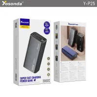 پاوربانک 30000 اورجینال YOSONDA مدل P25 فست 65W|لوازم جانبی موبایل و تبلت|تهران, اسکندری|دیوار