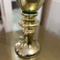 گلدان شیشه ای طلایی|صنایع دستی و سایر لوازم تزئینی|تهران, قنات‌کوثر|دیوار