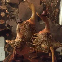 مجسمه چوبی خارجی