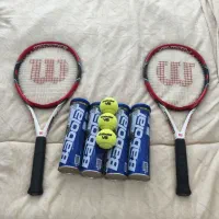 راکت و توپ تنیس ویلسون اصل مدل federer tour 105