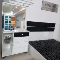 چوب برگ/سرویس خواب عروس/تخت/سرویس چوب/دراور|تخت و سرویس خواب|مشهد, فرهنگیان (شهرک غرب)|دیوار