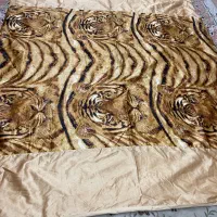 روتختی دونفره با دو روبالشتی پلنگی