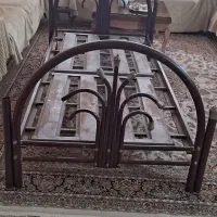 تخت خواب فلزی یک نفره با تشک