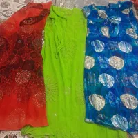 لباس کردی بادوعددشال پشم ویه سارافون