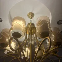 دو عدد لوستر مدرن