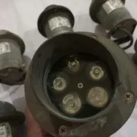 تعدادی لامپ چراغ LED سبز پرنور