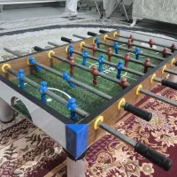 فروش فوتبال دستی آیبال پایه فلزی در حد نو