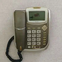 تلفن رومیزی دیجیتال شماره انداز با دو شاخه و سیم