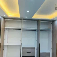 کابینت ساده ،های گلاس،کمد دیواری ریلی ساده|جاکفشی، کمد، دراور|سراب, |دیوار