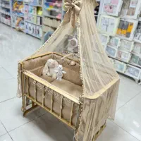 گهواره سنتی نوزاد مدل czتخت کنار مادرمدل cz