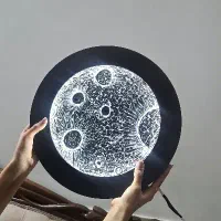 تابلو ماه و کالیگرافی