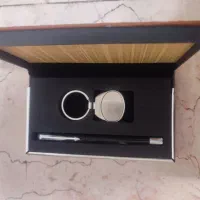 خودکار فلزی تبلیغاتی و کادویی با جعبه چرم