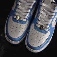 کتونی بیپ استار کلاسیک BAPE سفید آبی زیبا و خوش رخ|کیف، کفش، کمربند|تهران, پرستار|دیوار