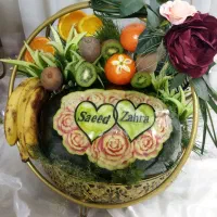 حکاکی هندوانه کدو میوه آرایی خنچه بندی یلدا چله|خدمات پذیرایی، مراسم|مشهد, تلگرد|دیوار