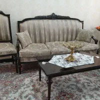 ست ۹ نفره تمام چوب راش + ناهارخوری ۶ نفره در حد نو