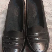 کفش طبی چرم لژ دار