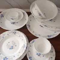 سرویس غذاخوری مدل رمانتیک پارس اپال 142 پارچه