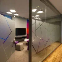 راه راه شیشه اداری ویلایی