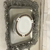 آجیل خوری یلدایی میناکاری موسوی  آباژور چینی طوس|ظروف سرو و پذیرایی|تهران, محمودیه|دیوار