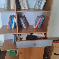 کتابخونه،چوب نراد|کتابخانه، شلف، قفسه‌های دیواری|رشت, نامجو|دیوار