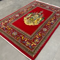 فرش دستباف بساک در کرج ۶ متری بیجار نقشه پرچمی|فرش|تهران, شمشیری|دیوار