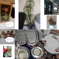 حراج.درختچه.جاشمعی.تابلو.ظروف استیل و ملامین