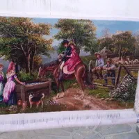 تابلو فرش دستباف مزرعه خوشبختی
