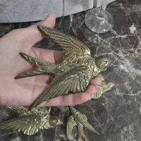 ۲۱ عدد پرستو دیوار کوب برنز|صنایع دستی و سایر لوازم تزئینی|قم, زند آباد|دیوار