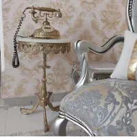 میز تلفن برنز