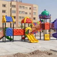 مجموعه بازی پلی اتیلن کد۳۴۰تاب سرسره چمن