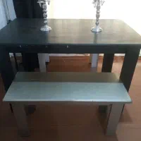 میزنهارخوری باصندلی های نیمکتی