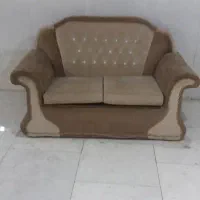 مبل چرم دسته چوبی بودن شکستگی و آسیب|مبلمان خانگی و میز عسلی|قائم‌شهر, |دیوار