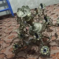 یک جفت لوستر پنچ شاخه دو طرفه کاملا سالم|لوستر و چراغ آویز|مراغه, |دیوار