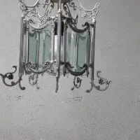 لوستر برنزی|لوستر و چراغ آویز|اراک, |دیوار