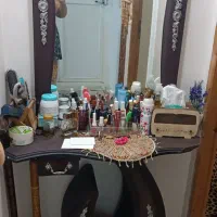 آینه و کنسول چوبی