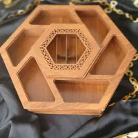جعبه پذیرایی چوبی وارمردار