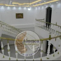 نرده استیل( خمکاری و گرد )