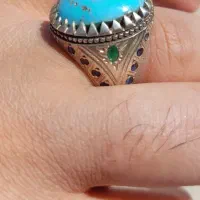 کبود یمنی خط استاد مطهر و رکاب استاد اسداللهی|جواهرات|اهواز, کمپلو شمالی|دیوار