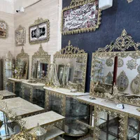 آیینه ویترین برنز باکس داردوبل گل‌آفتاب(برنز برتر)|بوفه، ویترین، کنسول|کرمانشاه, |دیوار