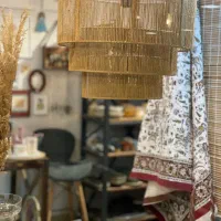 لوستر دستبافت و پاپیه ماشه