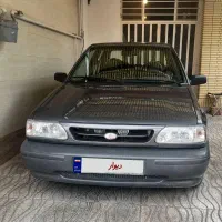 پراید ۹۵ درجه یک بی رنگ و کمکار شاسی سالم