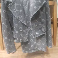 ست شومیز شلوار  و کت کراپ شلوار و کت کتان زارا