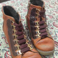 نیم بوت چرم اصل ۳۸