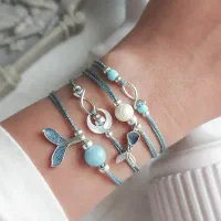 دستبند نقره (ست یا تکی)