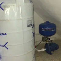 راه اندازی پمپ اب ومنبع ذخیره