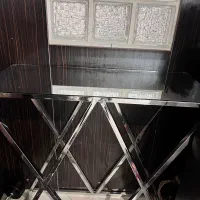 میز کنسول شیشه ای