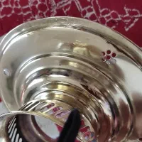 سماور زغالی برنجی قدیمی|قوری، کتری، قهوهساز دستی|سهند, |دیوار