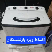 لباسشویی دوقلو ناسیونال ۸ کیلویی|ماشین لباسشویی و خشک‌کن لباس|کرج, شهرک فهمیده|دیوار
