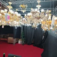 لوستر تزئینی خونه تالار خانه باغ|لوستر و چراغ آویز|کنگاور, |دیوار