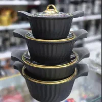 چدن ۸پارچه مدل روزالی  درب طلایی